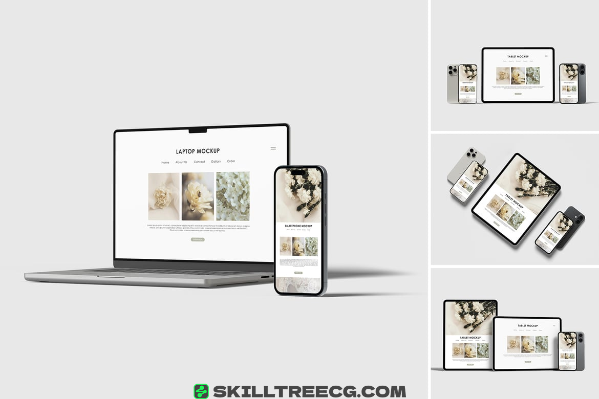 Multi Devices Mockup（801045）-技能树